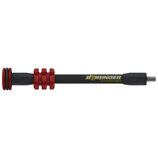 Bee Stinger MicroHex Stabilizer Red 8 in.