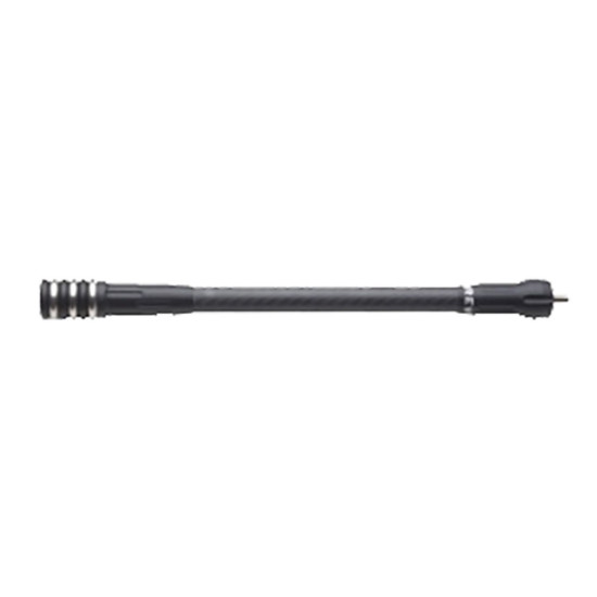 Shrewd Onyx Stabilizer Black 8 in.