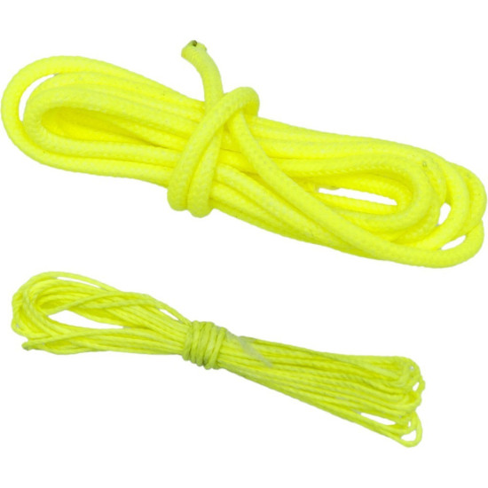 October Mountain Loop & Serving String Repair Kit Flo Yellow 3ft/6ft