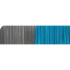 First String Genesis String and Cable Set Silver/Electric Blue