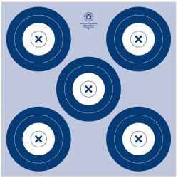 Maple Leaf NFAA Indoor Target 5 Spot Target 25 pk.