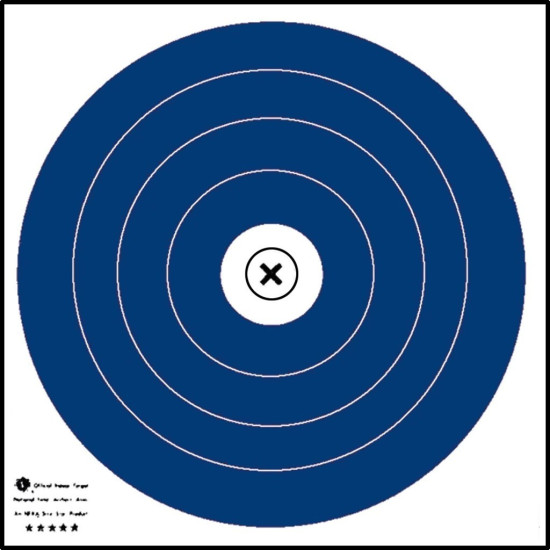 Maple Leaf NFAA Indoor Target 40cm Target 25 pk.