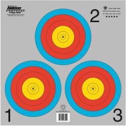 Maple Leaf NFAA Indoor Vegas 3-Spot Target 25 pk.