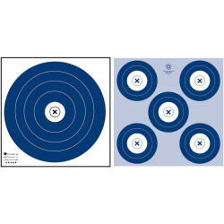Maple NFAA Dual 1-Spot/5-Spot Target 25 pk.