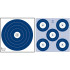 Maple NFAA Dual 1-Spot/5-Spot Target 25 pk.