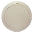 Beckson 6" Non-Skid Pry Out Deck Plate Beige 6.5" Cutout