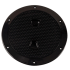 Beckson 6" Non-Skid Screw Out Deck Plate Black 6.5" Cutout