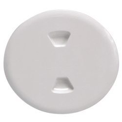 Beckson Marine 5 Twist Out Deck Plate White 5.5 Cutout