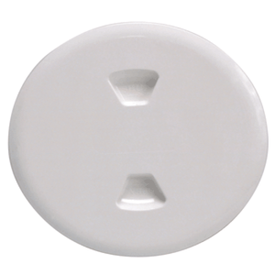 Beckson Marine 5 Twist Out Deck Plate White 5.5 Cutout, DP50-W, 021083001692