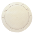 Beckson Marine 8 Non-Skid Pry Out Deck Plate Beige 8.5 Cutout