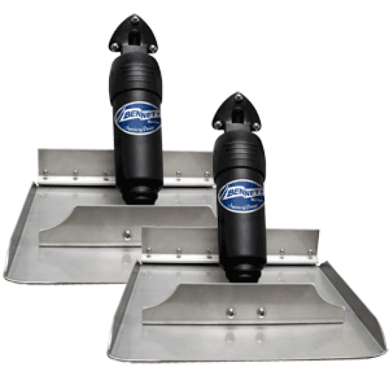 Bennett BOLT 12x9 Electric Trim Tab System - Control Switch Required, BOLT129, 666285142011