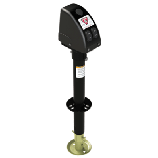 Bulldog 3,500lbs A-Frame RV Jack w/Powered Drive - 12V - Black Cover, 500187, 016118112078