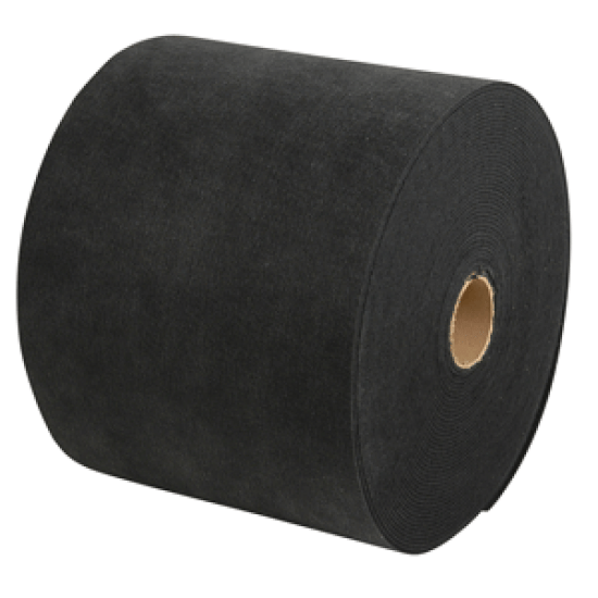 C.E. Smith Carpet Roll - Black - 18"W x 18'L, 11349, 768296004644