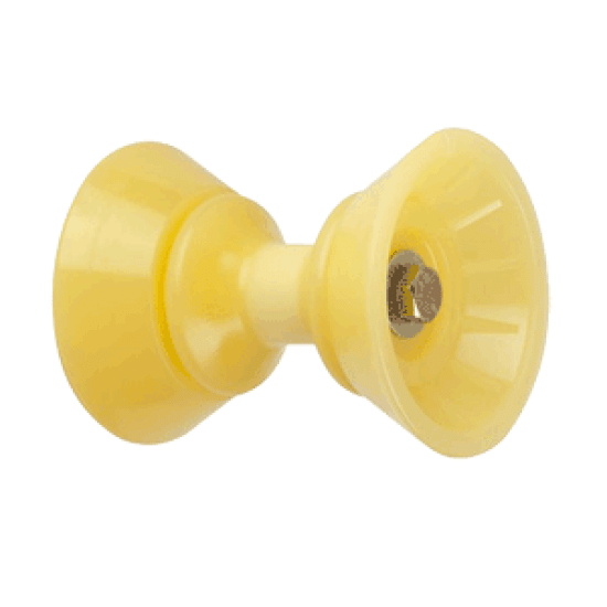 C.E. Smith Marine Boat Trailer 3" Bow Bell Roller Assembly Yellow TPR 29300, 29300, 768296005061