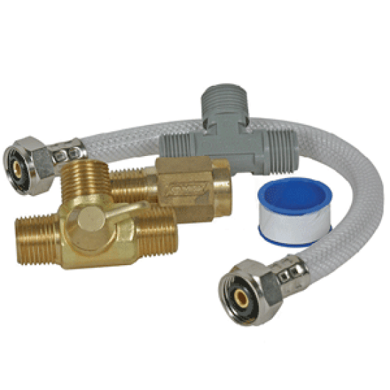 Camco Quick Turn Permanent Waterheater Bypass Kit 35983, 35983, 014717359832