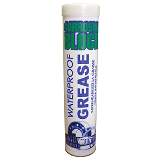 Corrosion Block High Performance Waterproof Grease - 14oz Cartridge - Non-Hazmat, Non-Flammable & Non-Toxic, 25014, 770153250149