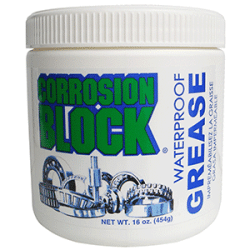 Corrosion Block High Performance Waterproof Grease - 16oz Tub - Non-Hazmat, Non-Flammable & Non-Toxic