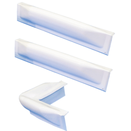 Dock Edge 3 Piece Dock Bumper Kit - 1 Corner Piece, 2 18" Straight Pieces, 73-100-F, 776113731000