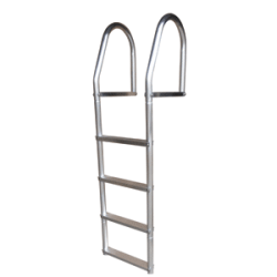 Dock Edge Fixed Eco - Weld Free Aluminum 4-Step Dock Ladder