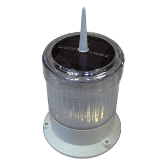 Dock Edge Piling Cap 360 Degree Light Solar Includes 6  Led Colors, 96-268-F, 776113962688