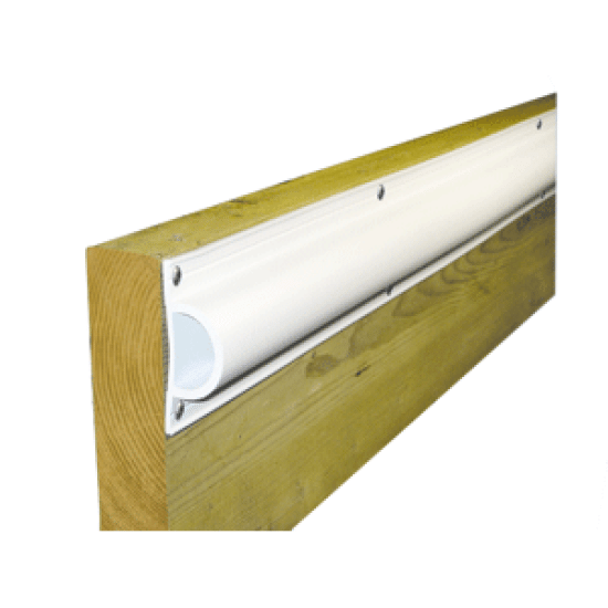 Dock Edge Standard D Pvc Profile 16Ft Roll White, 1190-F, 776113119006