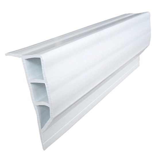 Dock Edge Standard PVC Full Face Profile - 16' Roll - White, 1160-F, 776113116005