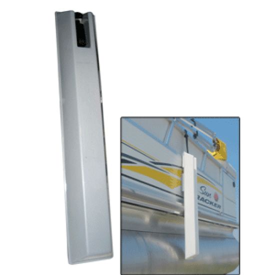 Dock Edge 'TOON Pontoon Boat Fender - 36" - Grey, 53-135-F, 776113531358