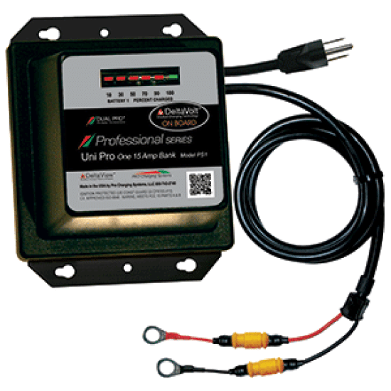 Dual Pro Professional Series On Board Marine Battery Charger - 15A - 1-Bank - 12V, PS1, 738562000021