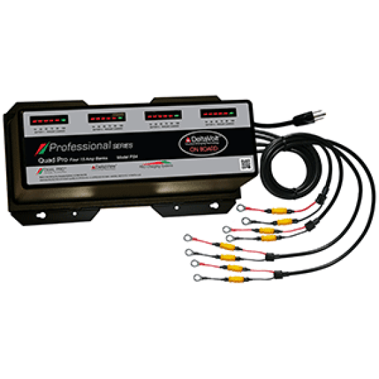 Dual Pro Professional Series On Board Marine Battery Charger - 60A - 4-15A-Banks - 12V-48V, PS4, 738562000724