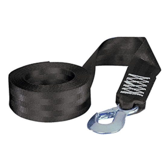 Fulton 2" x 12' Winch Strap w/Hook - 1,800lbs Max Load, 501208, 016118143447