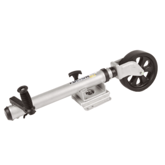 Fulton XLT 1500 lbs. Swing Away Bolt-On Jack w/12" Travel & 8" Poly Wheel - Sharkskin Finish, 141133, 016118124316