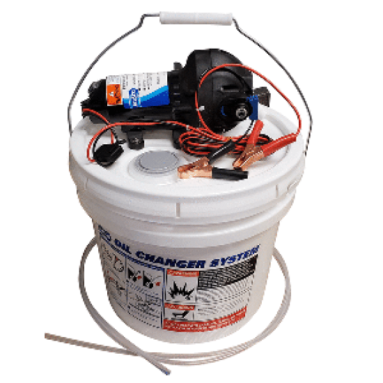 Jabsco Diy Oil Change System W/Pump & 3.5 Gallon Bucket, 17850-1012, 671880564823