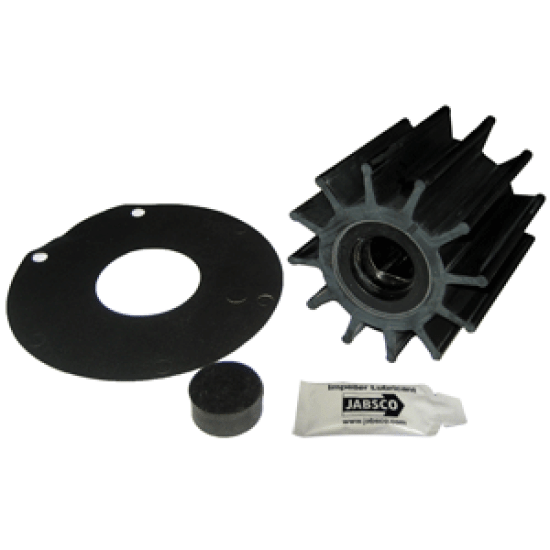 Jabsco Impeller Kit - 12 Blade - Neoprene - 3- 3/4 Diameter 17370-001-P, 17370-0001-P, 671880588157