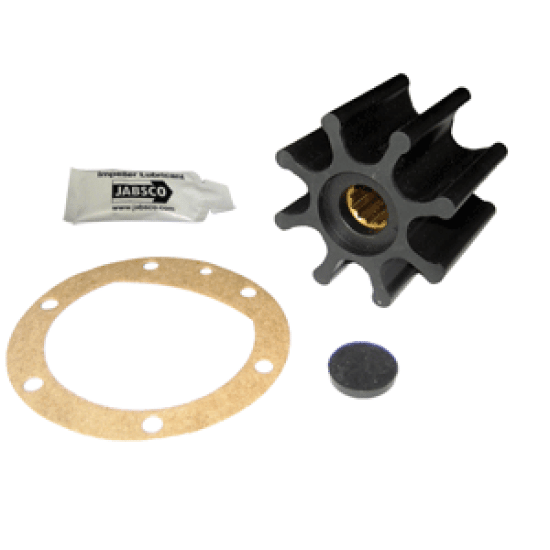 Jabsco Impeller Kit - 8 Blade - Nitrile - 2-9/16 Diameter - Spline Drive, 920-0003-P, 671880570862