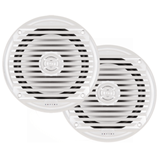 Jensen Ms6007Wr 6 1/2 Coaxial White Marine Speakers, MS6007WR, 681787015557