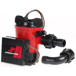 Johnson Pump 750Gph Ultra  Combo Bilge Pump 3/4 Hose Dura Port