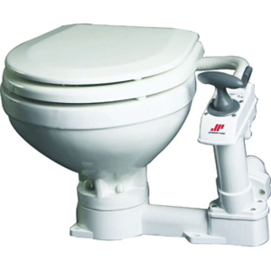 Johnson Pump Compact Manual Toilet 80-47229-01, 80-47229-01, 733071700977