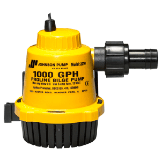 Johnson Pump Proline 1000 Gph Bilge Pump 22102, 22102, 729321221023