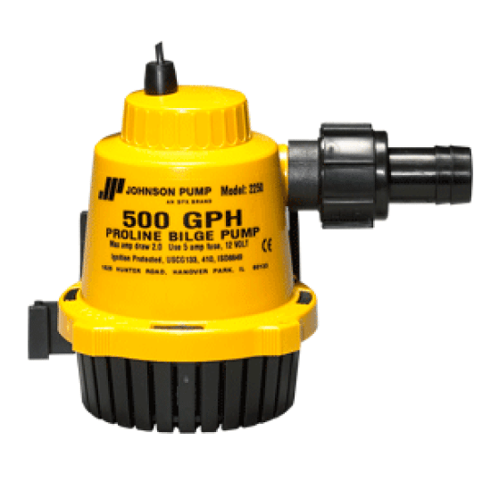 Johnson Pump Proline 500 Gph Bilge Pump 22502, 22502, 729321225021