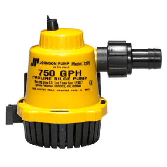 Johnson Pump Proline 750 Gph Bilge Pump 22702, 22702, 729321227025