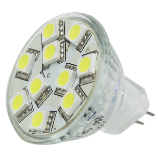 Lunasea White Led Bulb Mr11 10V-30V Dc Llb-11Tw-61-00, LLB-11TW-61-00, 854760002732