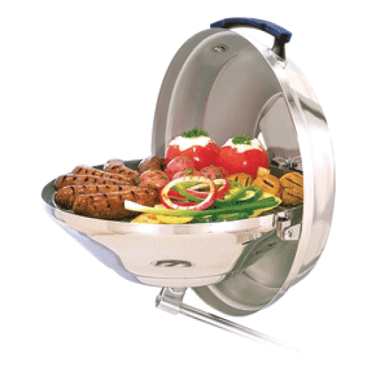 Magma Marine Galley  Kettle Charcoal Grill W/Hinged Lid, A10-104, 088379101047