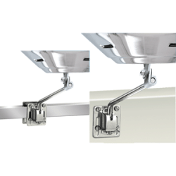 Magma Marine Galley Square/Flat Rail Mount Or Side Bulkhead Mount For Kettle Series Grills