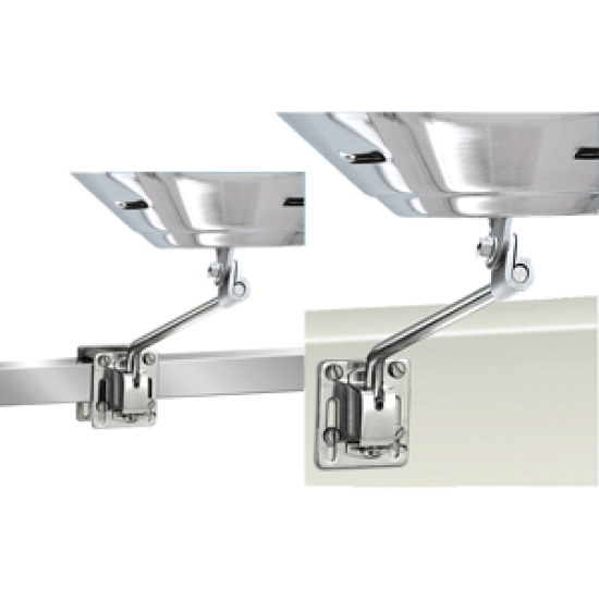 Magma Marine Galley Square/Flat Rail Mount Or Side Bulkhead Mount For Kettle Series Grills, A10-240, 088379102402