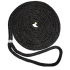 New England Ropes 1/2" X 15' Nylon Double Braid Dock Line - Black