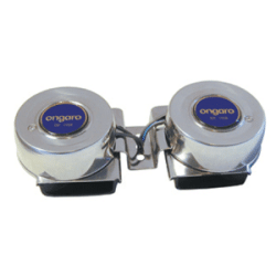 Ongaro Marine / Boat Mini Compact Twin Horn 12V Marine/Boat