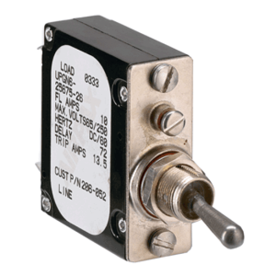 Paneltronics Breaker 15 Amps A-Frame Magnetic Waterproof 206-053S, 206-053S, 602290201428