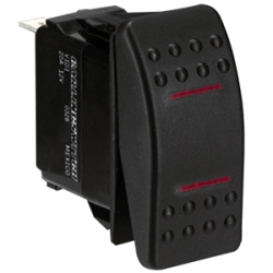 Paneltronics SPDT ON/OFF/ON Waterproof Contura Rocker Switch