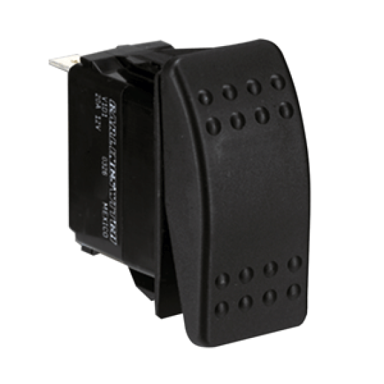 Paneltronics Switch Dpdt Black On/Off/On Waterproof Rocker 001-699, 001-699, 602290100288