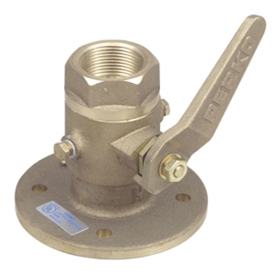 Perko 1-1/2" Seacock Ball Valve Bronze 0805008Plb, 0805008PLB, 085226238123